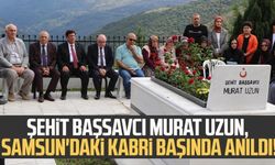 Şehit Başsavcı Murat Uzun, Samsun'daki kabri başında anıldı!