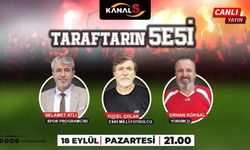 Taraftarın Sesi Kanal S ekranlarında sizlerle 18 Eylül Pazartesi