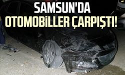 Samsun'da otomobiller çarpıştı!