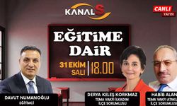 Davut Numanoğlu ile Eğitime Dair 31 Ekim Salı Kanal S'de