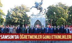 Samsun’da Öğretmenler Günü etkinlikleri