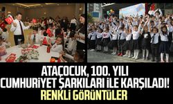 AtaÇocuk, 100. yılı Cumhuriyet şarkıları ile karşıladı! Renkli görüntüler
