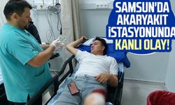 Samsun'da akaryakıt istasyonunda kanlı olay! Akrabasını bıçakladı