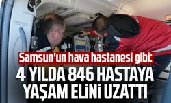 Samsun'un hava hastanesi gibi: 4 yılda 846 hastaya yaşam elini uzattı