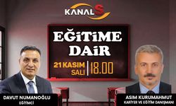 Davut Numanoğlu ile Eğitime Dair 21 Kasım Salı Kanal S'de