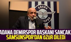 Adana Demirspor Başkanı Murat Sancak, Samsunspor'dan özür diledi