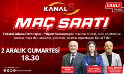Adana Demirspor - Yılport Samsunspor maç heyecanı Maç Saati ile Kanal S ekranlarında