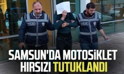 Samsun'da motosiklet hırsızı tutuklandı