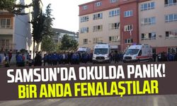 Samsun'da ortaokulda zehirlenme şüphesi! Çok sayıda öğrenci hastaneye kaldırıldı