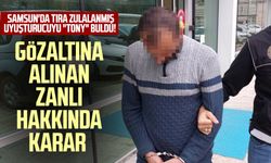 Samsun'da tıra zulalanmış uyuşturucuyu "Tony" buldu! Gözaltına alınan zanlı hakkında karar