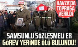 Samsunlu sözleşmeli er Özgür Şahiner görev yerinde ölü bulundu!