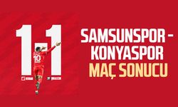 Yılport Samsunspor - TÜMOSAN Konyaspor maç sonucu