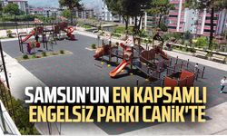 Samsun'un en kapsamlı engelsiz parkı Canik'te