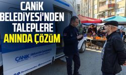 Canik Belediyesi'nden taleplere anında çözüm