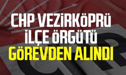 CHP Vezirköprü İlçe Örgütü görevden alındı