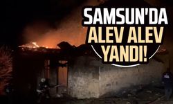 Samsun'da alev alev yandı!