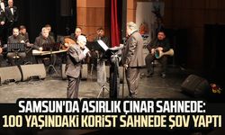 Samsun'da asırlık çınar sahnede: 100 yaşındaki korist Cevat Öztürk'ten solo şov