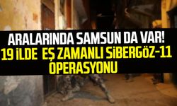 Aralarında Samsun da var! 19 ilde eş zamanlı Sibergöz-11 operasyonu