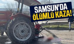 Samsun'da hafriyat kamyonu traktör ile çarpıştı! Sürücü hayatını kaybetti