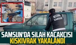 Samsun'da silah kaçakçısı kıskıvrak yakalandı