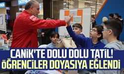 Canik'te dolu dolu tatil! Öğrenciler doyasıya eğlendi