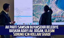 AK Parti Samsun Büyükşehir Belediye Başkan Adayı Av. Halit Doğan, Samsun'un ulaşım sorunu için kolları sıvadı