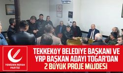 Tekkeköy Belediye Başkanı ve YRP Başkan Adayı Hasan Togar'dan 2 büyük proje müjdesi