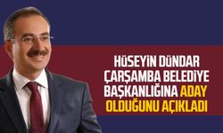 Hüseyin Dündar Çarşamba Belediye Başkanlığına aday olduğunu açıkladı