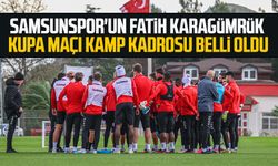 Samsunspor'un Fatih Karagümrük kupa maçı kamp kadrosu belli oldu