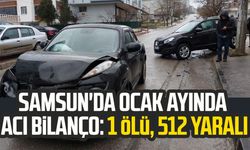 Samsun'da Ocak ayında acı bilanço! 1 ölü, 512 yaralı