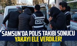 Samsun Canik'te inşaattan hırsızlık! Polis takibi sonucu yakalandılar