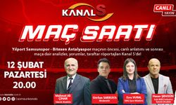 Samsunspor - Antalyaspor maç heyecanı Maç Saati ile Kanal S ekranlarında