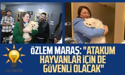 AK Parti Atakum Belediye Başkan Adayı Özlem Maraş: "Atakum hayvanlar için de güvenli olacak"