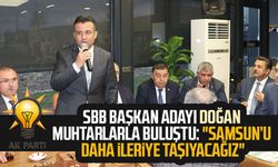 AK Parti SBB Başkan Adayı Halit Doğan muhtarlarla buluştu: "Samsun'u daha ileriye taşıyacağız"