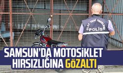 Samsun’da motosiklet hırsızlığına gözaltı