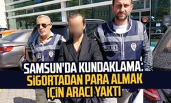 Samsun'da kundaklama: Sigortadan para almak için aracı yaktı