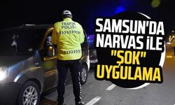 Samsun'da NARVAS ile "şok" uygulama: 815 kişi sorgulandı