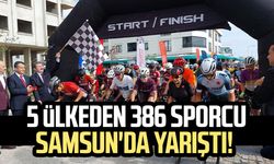 19 Mayıs'a özel bisiklet yarışı: 5 ülkeden 386 sporcu Samsun'da yarıştı!