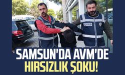 Samsun'da AVM'de hırsızlık şoku! Alarmları kesti