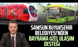 Samsun Büyükşehir Belediyesi'nden bayrama özel ulaşım desteği