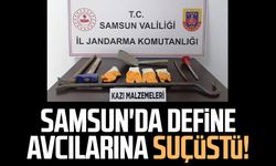 Samsun'da define avcılarına suçüstü!