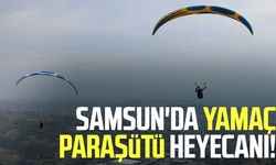 Samsun'da yamaç paraşütü heyecanı!