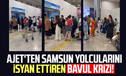 İstanbul'dan Samsun'a uçan AJet uçağında bavul krizi