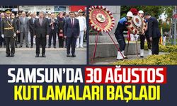 Samsun’da 30 Ağustos Zafer Bayramı kutlamaları başladı