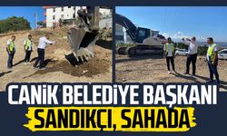 Canik Belediye Başkanı İbrahim Sandıkçı sahada