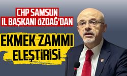 CHP Samsun İl Başkanı Mehmet Özdağ'dan ekmek zammı eleştirisi