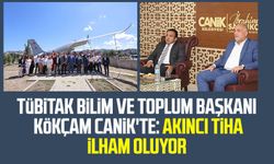 TÜBİTAK Bilim ve Toplum Başkanı Ömer Kökçam Canik'te: Akıncı TİHA ilham oluyor