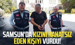 Samsun'da kızını rahatsız eden kişiyi vurdu!