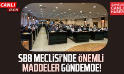 Samsun Büyükşehir Belediye Meclisi'nde önemli maddeler gündemde!