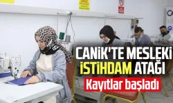 Canik'te mesleki istihdam atağı